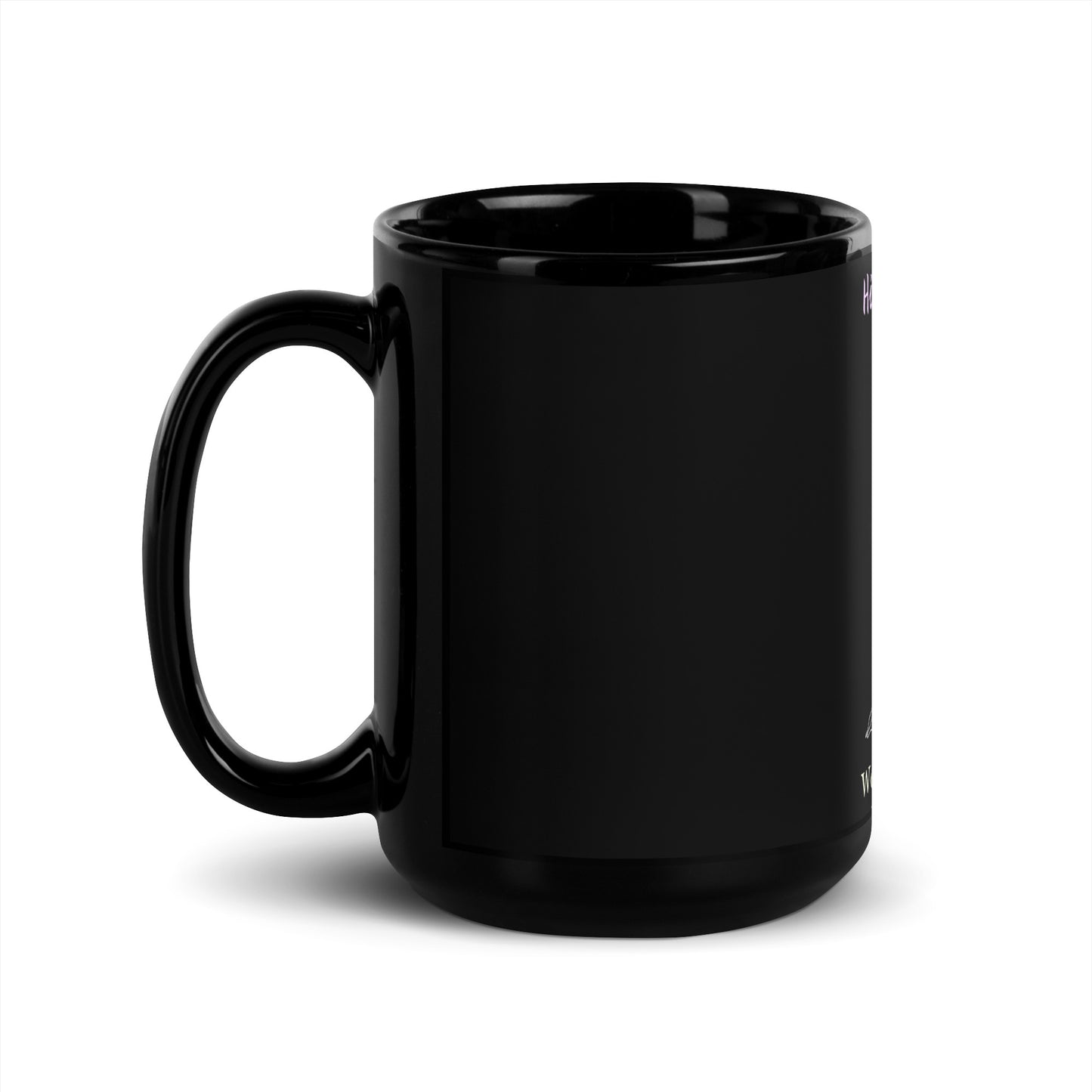 High Priestess Black Glossy Mug