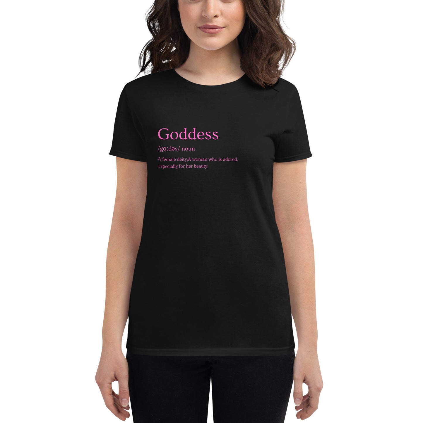 A Goddess short sleeve t-shirt