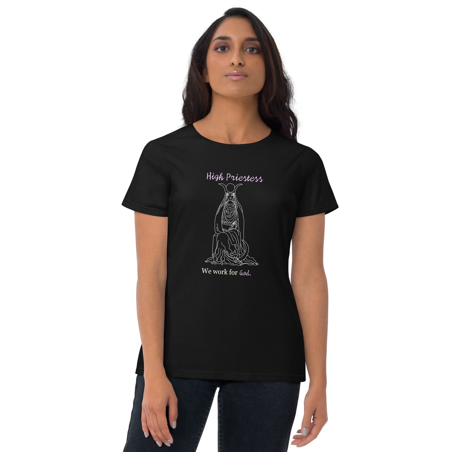 A High Priestess short sleeve t-shirt