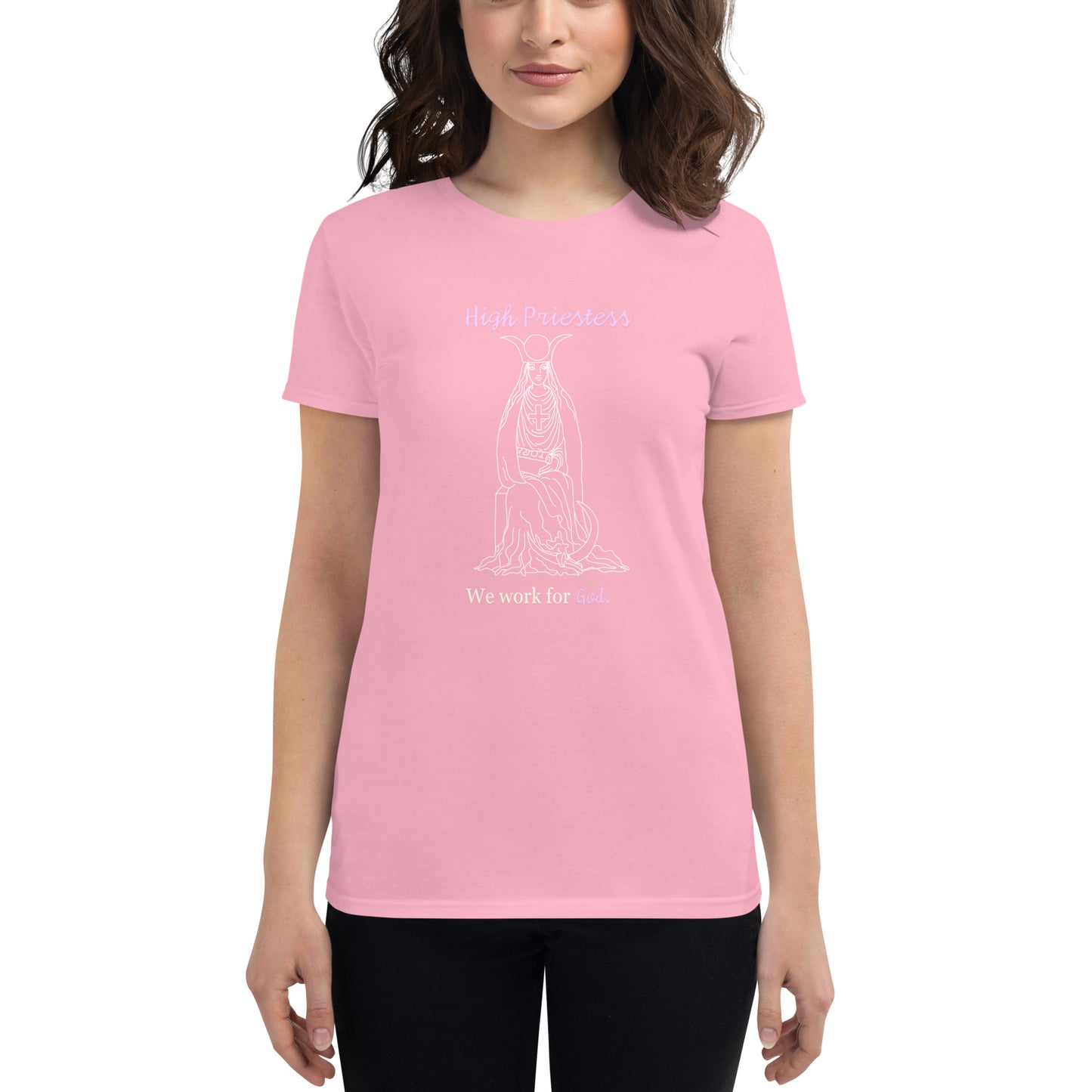 A High Priestess short sleeve t-shirt