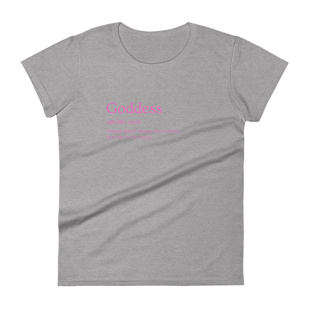 A Goddess short sleeve t-shirt