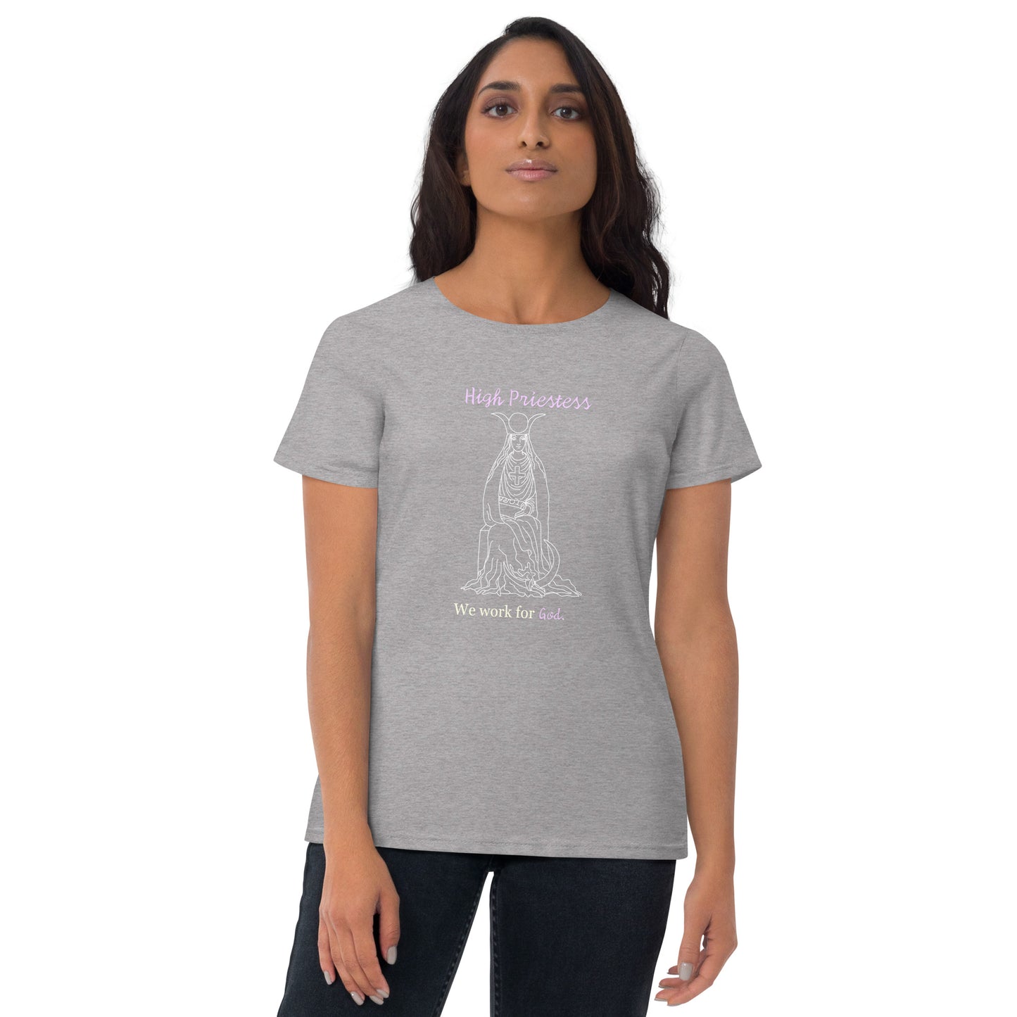 A High Priestess short sleeve t-shirt