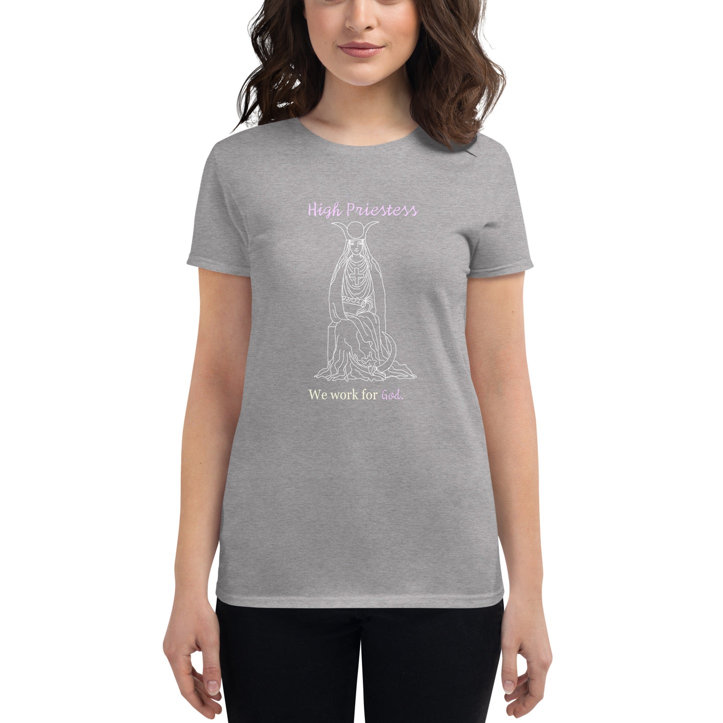 A High Priestess short sleeve t-shirt