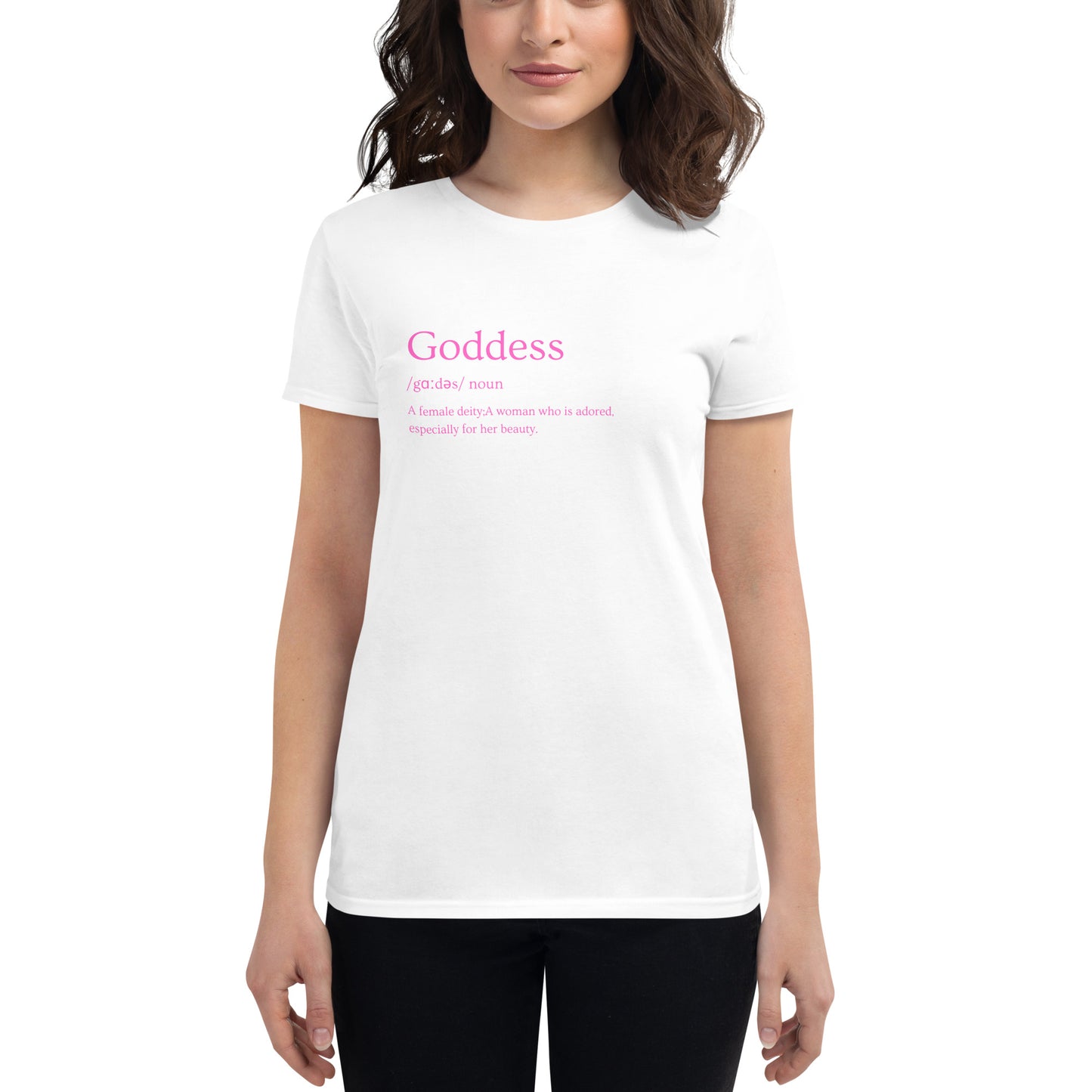 A Goddess short sleeve t-shirt