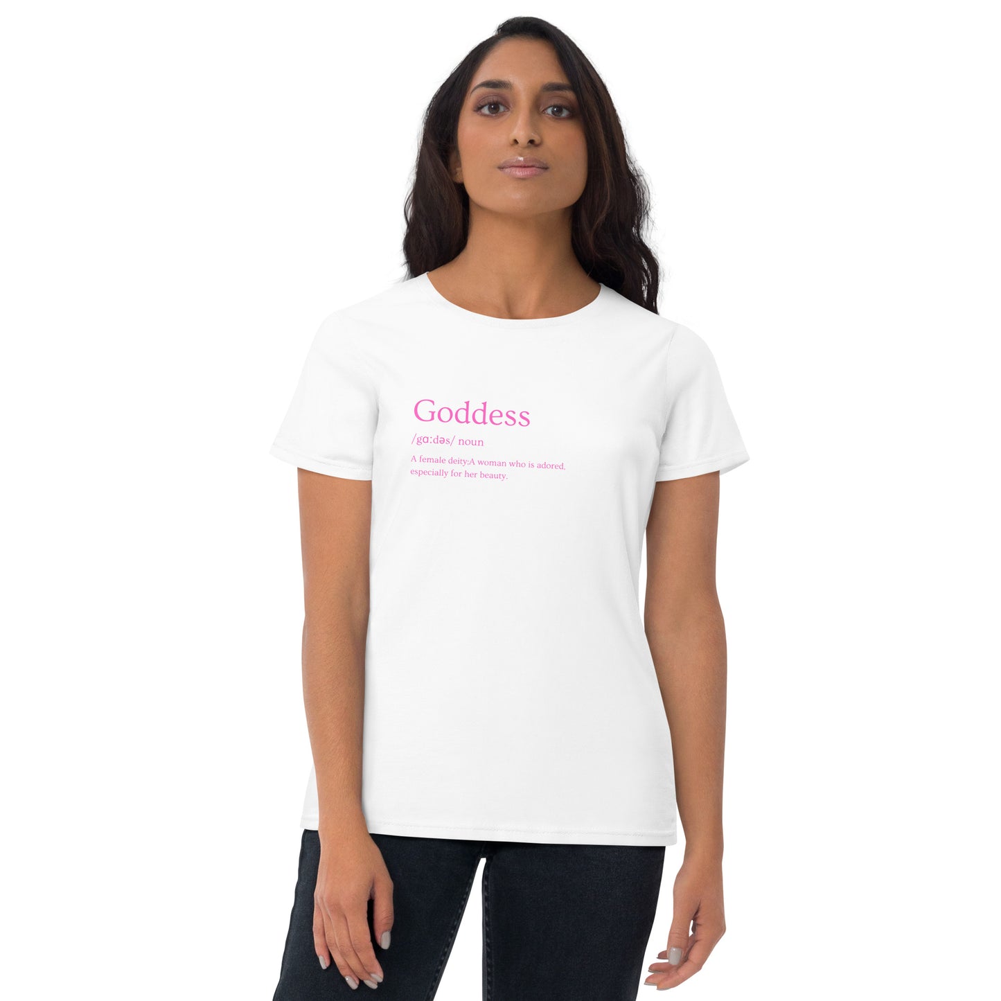 A Goddess short sleeve t-shirt